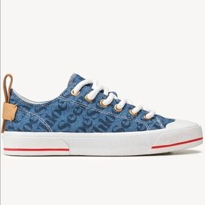 Never worn size 8 See by Chloe denim sneakers